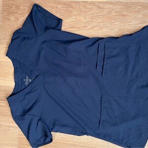 Med Couture women’s Deep Blue Short Sleeve scrub top